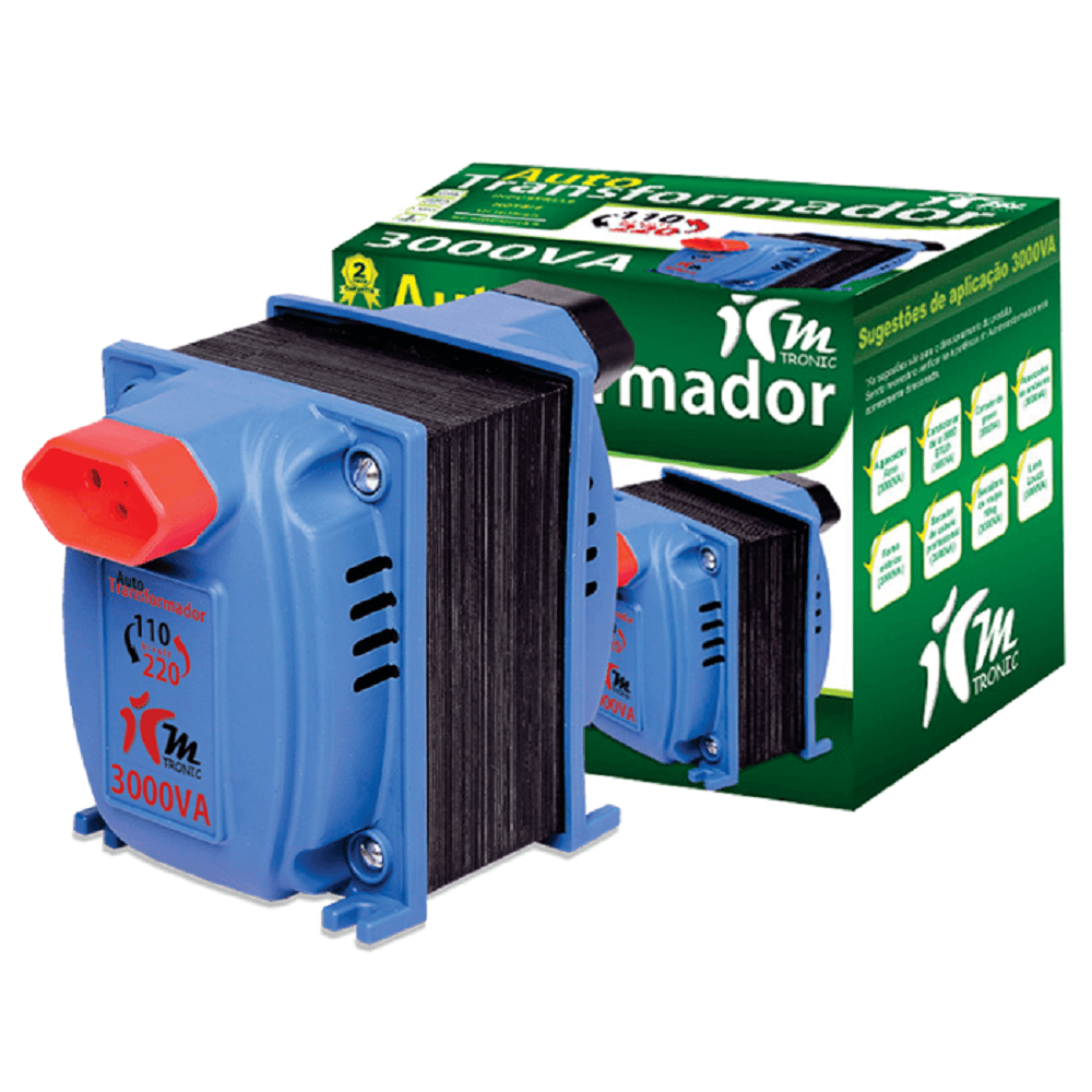 Auto Transformador IPEC 3000VA/2100W MT3000 - Bivolt