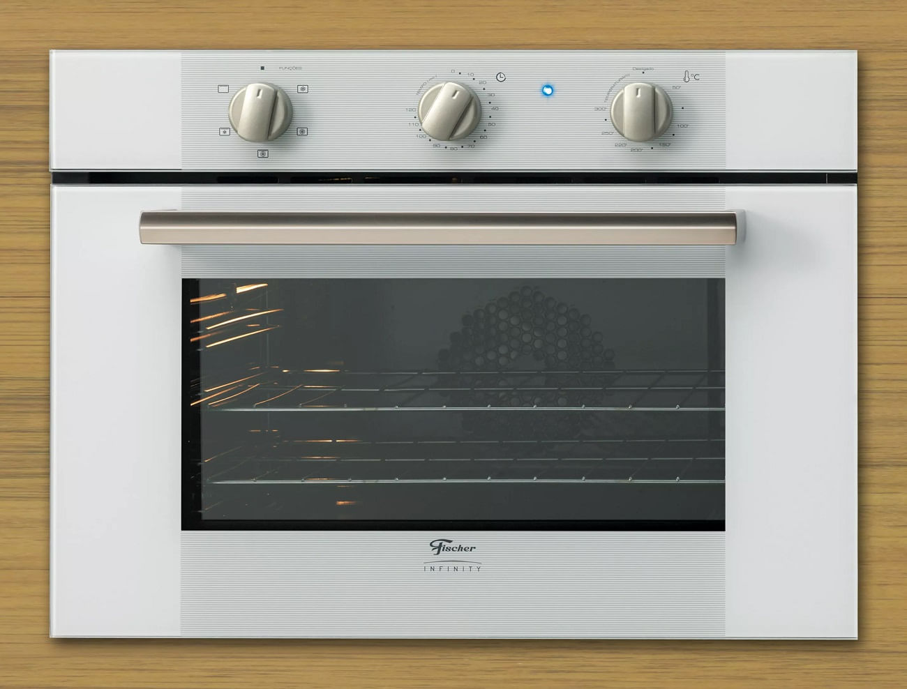 Forno Elétrico de Embutir Fischer Infinity 50L Branco – 220 Volts