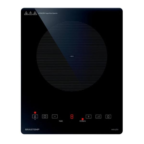 Cooktop de Indução Britânia 4 Bocas Concept Preto BCT04P 220 Volts