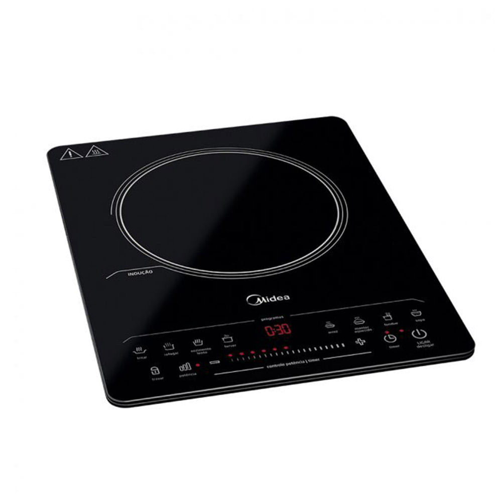 Cooktop de Indução Midea 1 Boca Portátil Preto CYAD11 – 127 Volts - Imagem 2