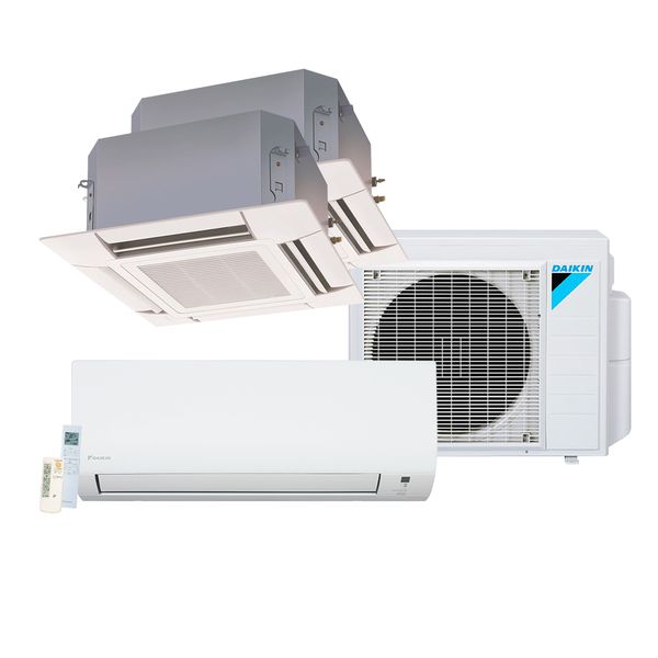 Ar-Condicionado-Multi-Split-Inverter-Daikin-Advance-1x9.000-e-Cassete-4-Vias-1x9.000-e-1x18.000-BTU-h-Quente-e-Frio-Monofasico-–-220-Volts