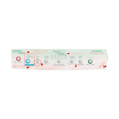 Painel Decorativo para Lavadora Brastemp BWT22/BWQ22D