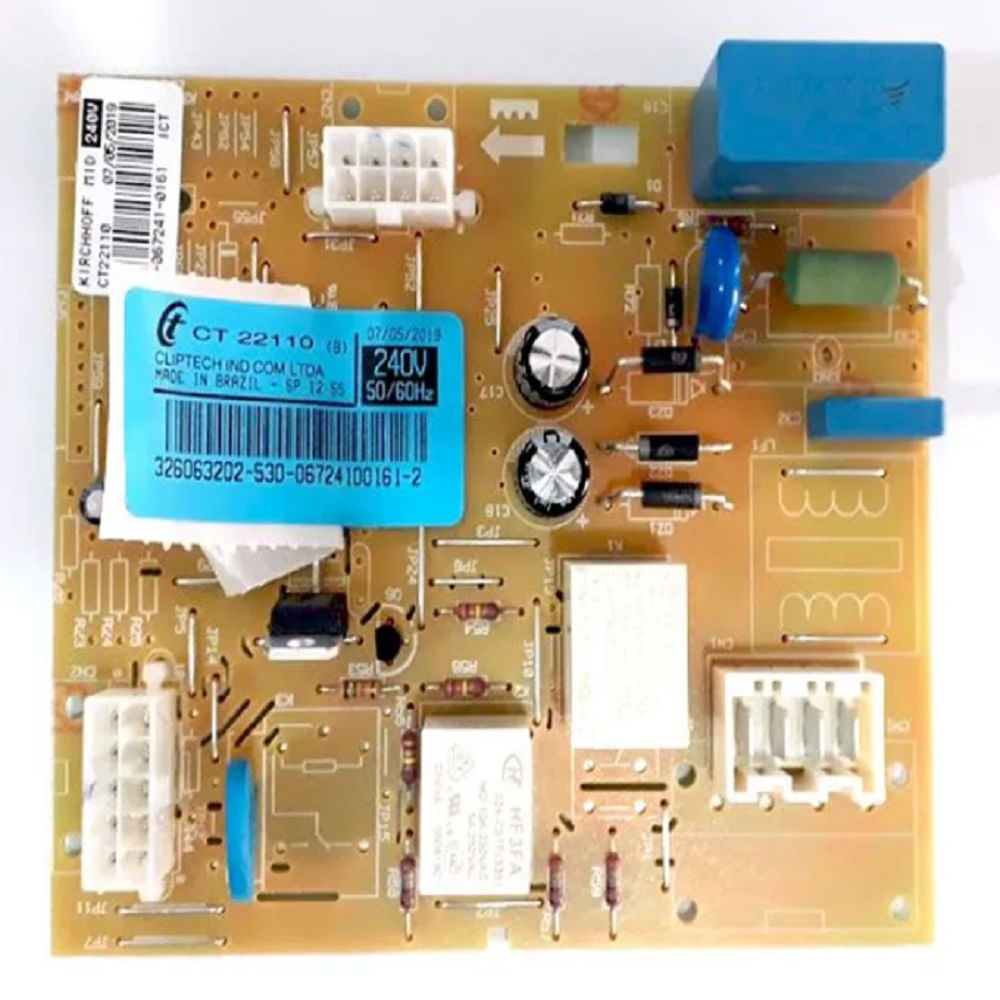 Controle Eletrônico para Refrigerador Brastemp 326063202 – 220 Volts