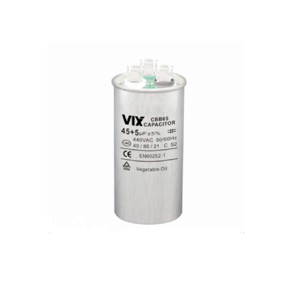 Capacitor Duplo Vix 45+5 MF - 440 Volts
