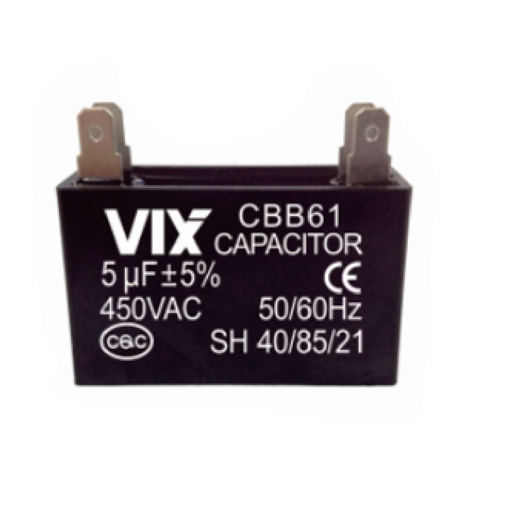 Capacitor Permanente 5UF Vix – 450 Volts