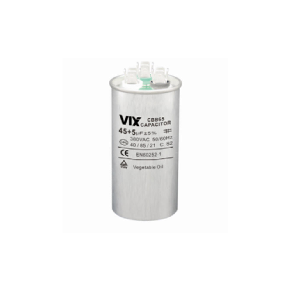 Capacitor Duplo 45+5 MF Vix - 380 Volts
