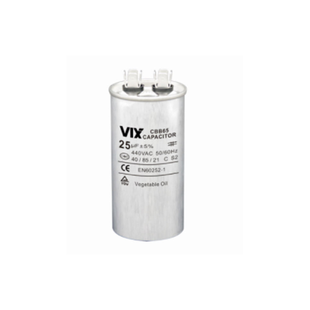Capacitor Permanente 25 MF Vix - 440 Volts