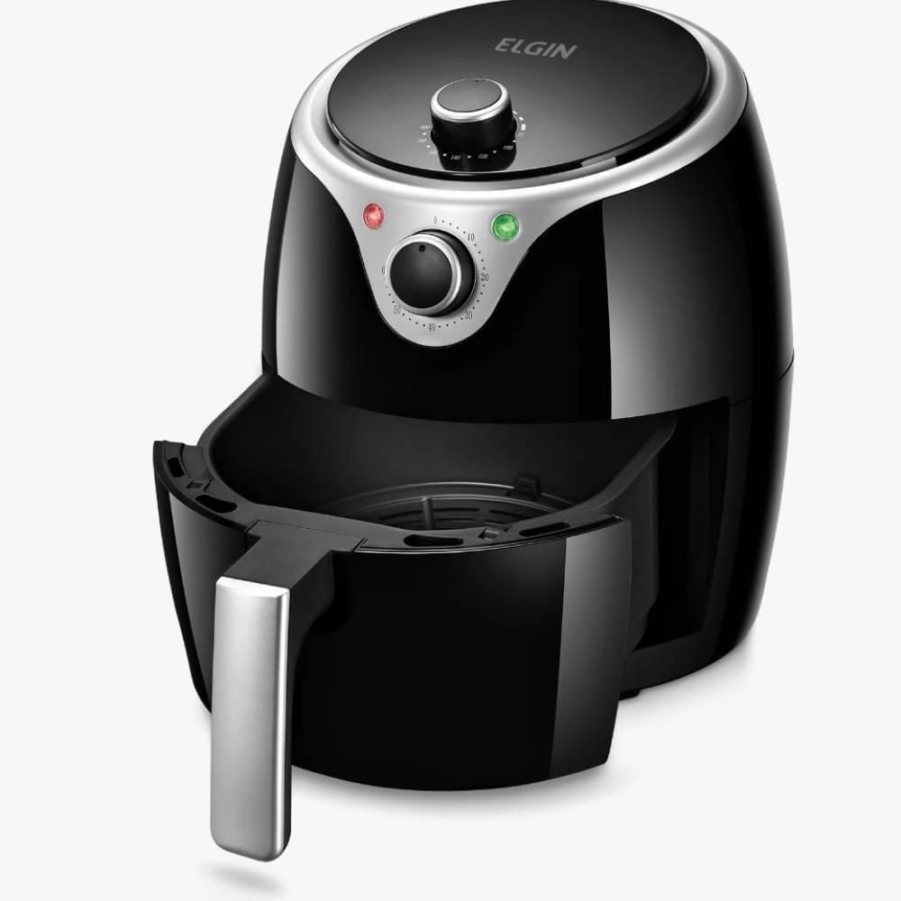 Fritadeira Elétrica Elgin 3,5 Litros Flash Fryer sem Óleo Preta – 127 Volts - Imagem 3