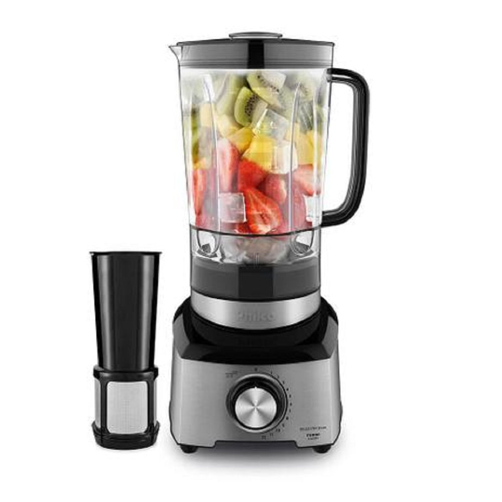 Liquidificador Philco 1200W 3 Litros 12 Velocidades Inox e Preto PLQ1350 220 Volts