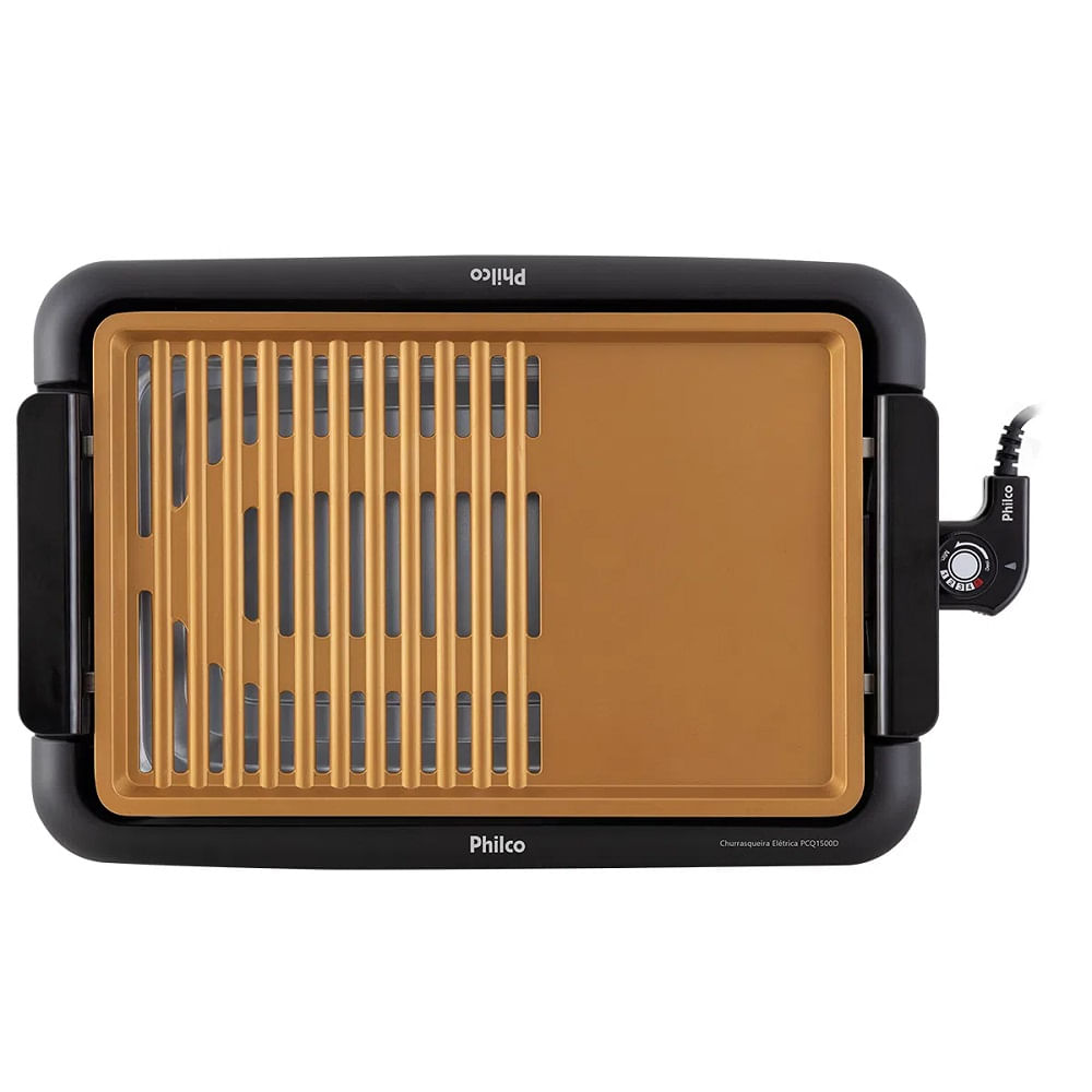 Churrasqueira Elétrica Philco 1500W Preta PCQ1500D – 220 Volts - Imagem 2