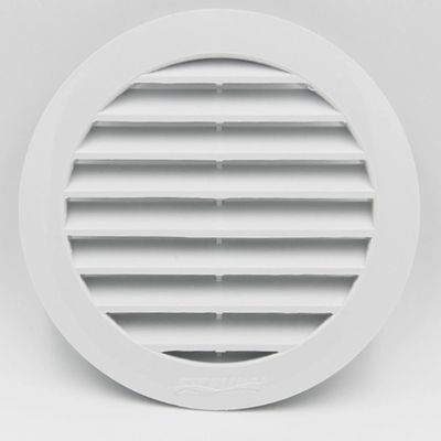 Grade de Saída Fixa Arkit Redonda para Duto de 5’’ 125mm S125 Branca