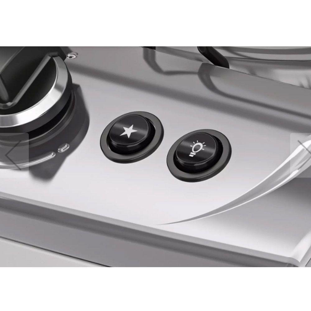 Fogão de Piso Itatiaia 4 Bocas Dream Preto – Bivolt - Imagem 4