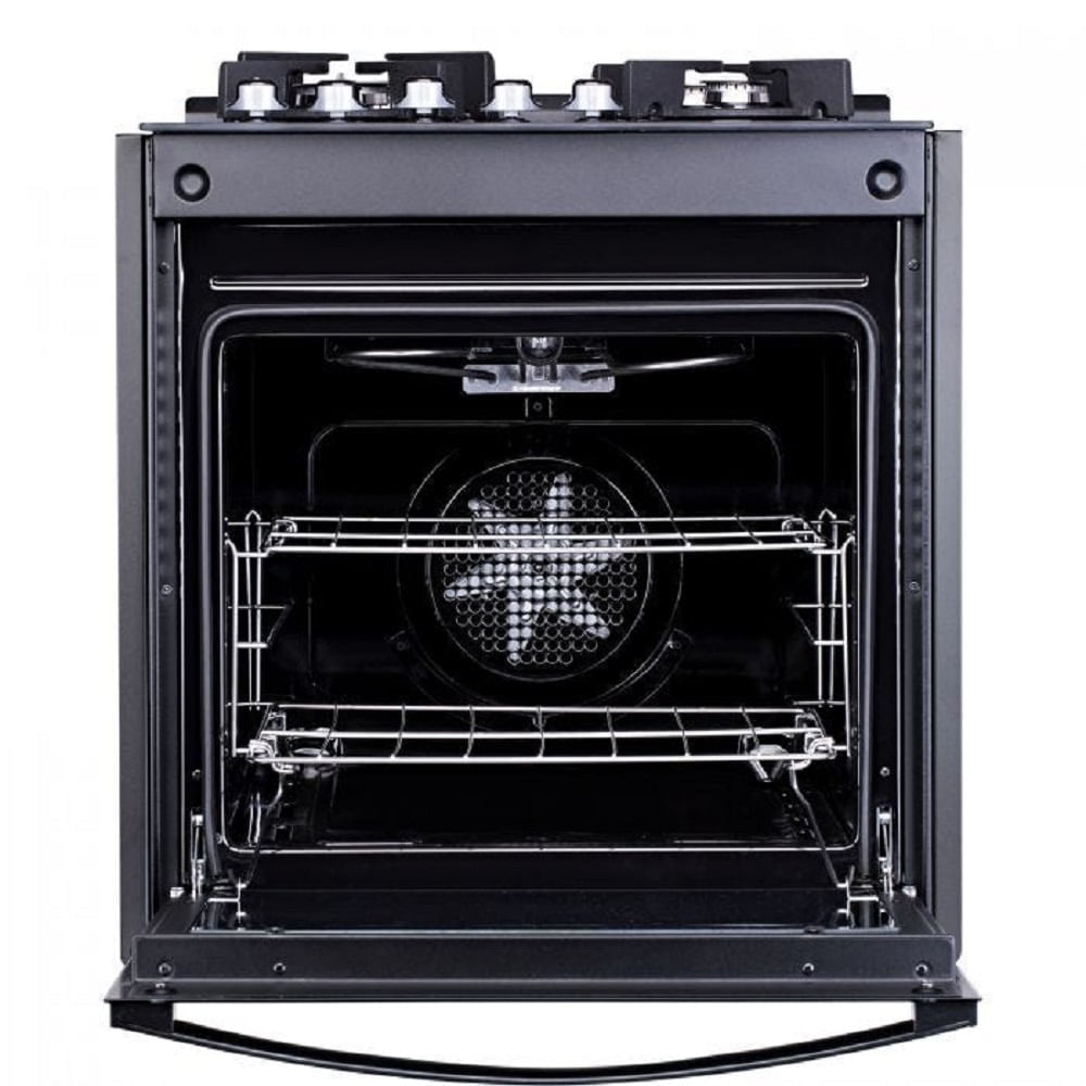 Fogão de Embutir Dako 4 Bocas Turbo Glass Preto - Bivolt - Imagem 2