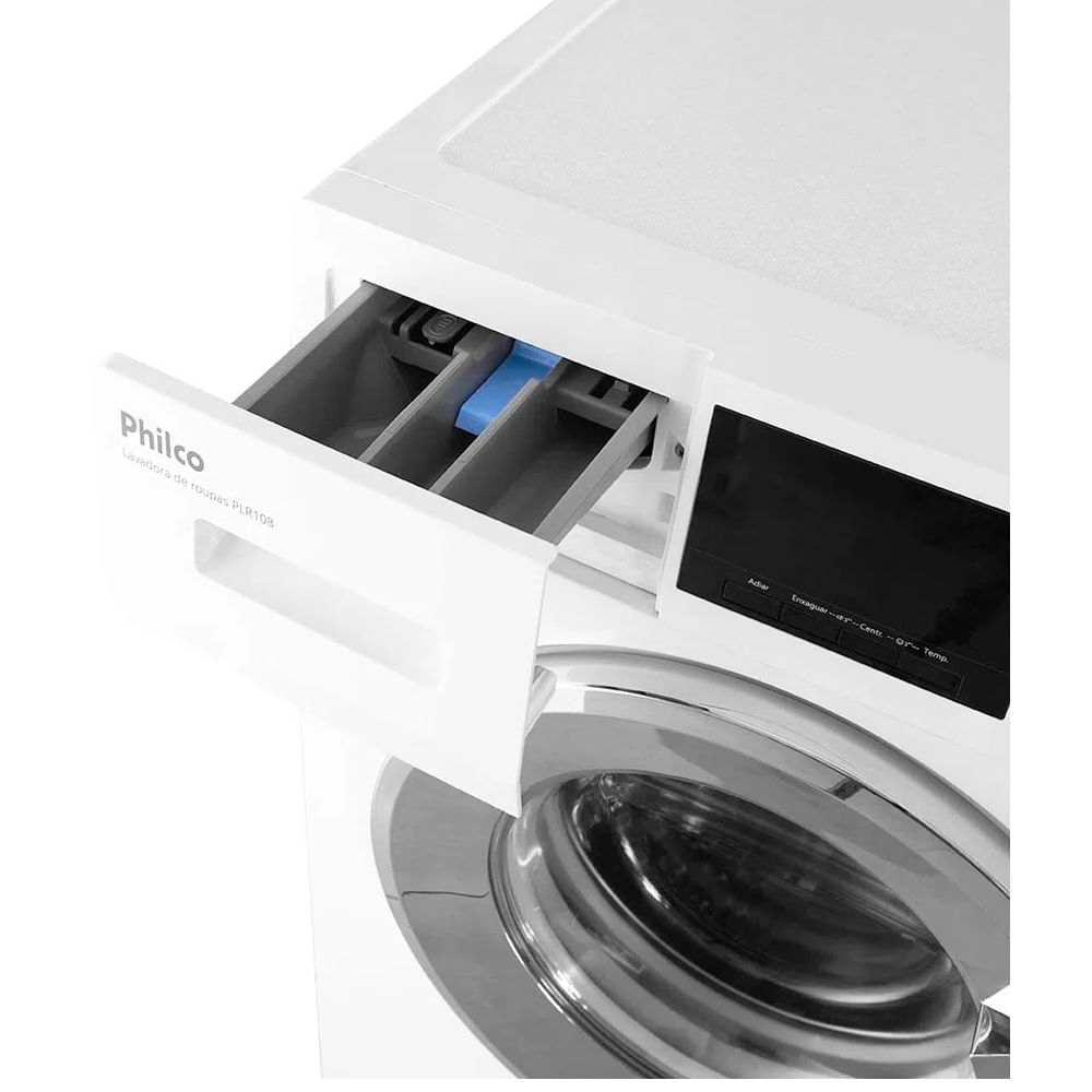 Lavadora de Roupas Philco 10KG Inverter OptimuWash Branca PLR10B – 220 Volts - Imagem 5