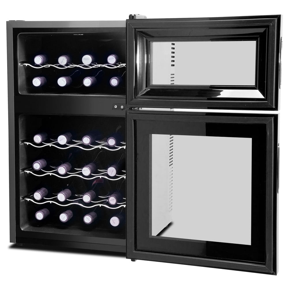 Adega Philco 24 Garrafas Titanium Duo Inox PAD24 - 220 Volts - Imagem 2