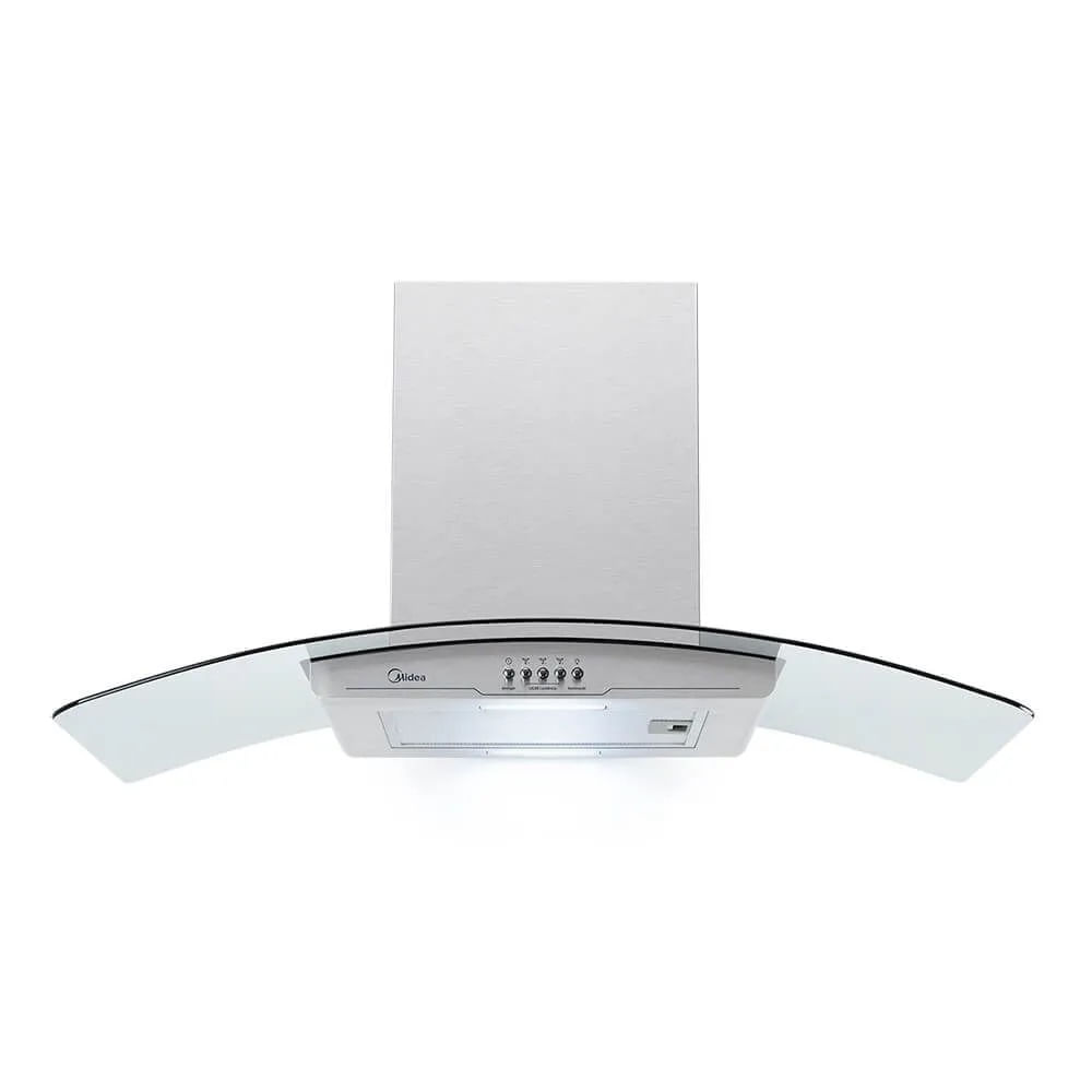 Coifa de Parede Midea 90cm Vidro Inox RGB901  - 127 Volts