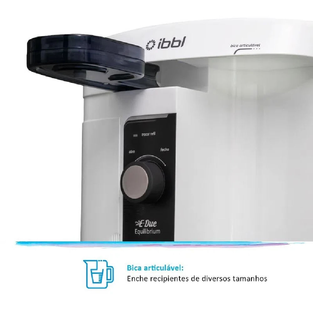 Purificador de Água IBBL E-Due Equilibrium Branco - Bivolt - Imagem 2