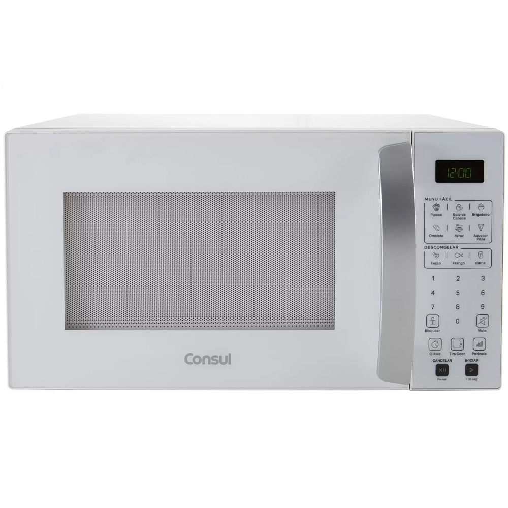 Micro-ondas Consul 32 Litros com Menu Fácil Branco CMS46AB - 220 Volts