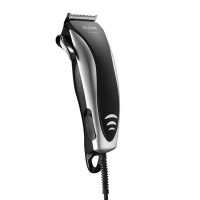 Cortador de Cabelo e Barba Elgin Studio Pro Preto e Cinza 220V