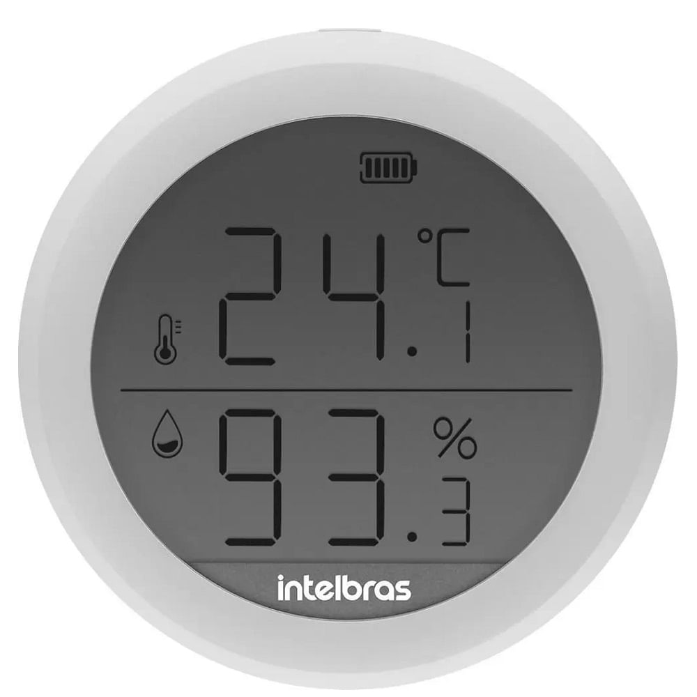 Sensor de Temperatura e Umidade Intelbras Branco IST1001