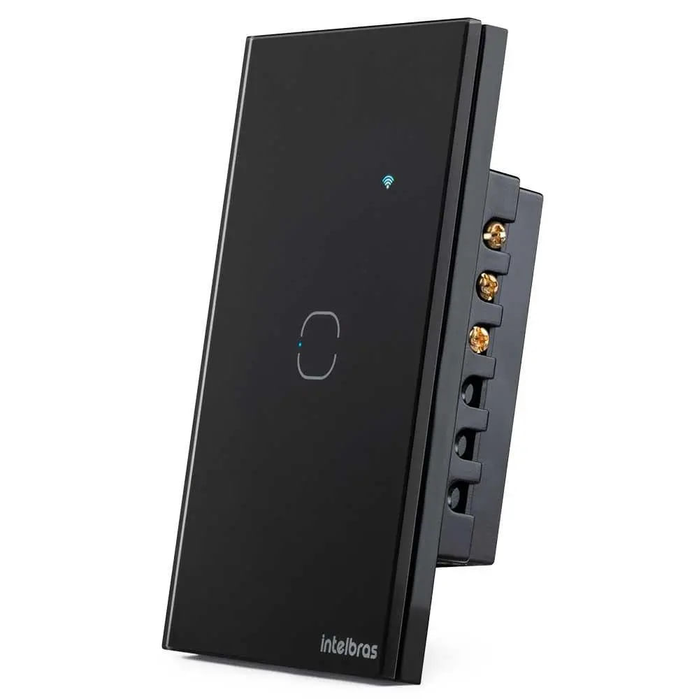 Interruptor Smart Intelbras Wi-Fi Touch Preto EWS 1001 - Bivolt - Imagem 2