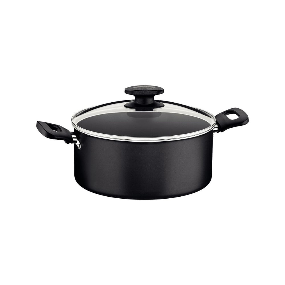 Jogo de Panelas Tramontina 5 Peças Loreto em Alumínio com Revestimento Antiaderente Starflon Max com Cabos e Alças Grafite - Imagem 4