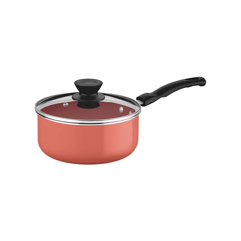 Jogo de Panelas Tramontina 5 Peças Évora em Alumínio com Revestimento Interno Cerâmico e Externo de Silicone Coral - Imagem 4