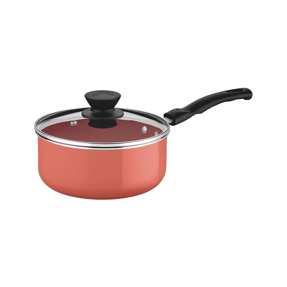 Jogo de Panelas Tramontina 5 Peças Évora em Alumínio com Revestimento Interno Cerâmico e Externo de Silicone Coral - Imagem 5