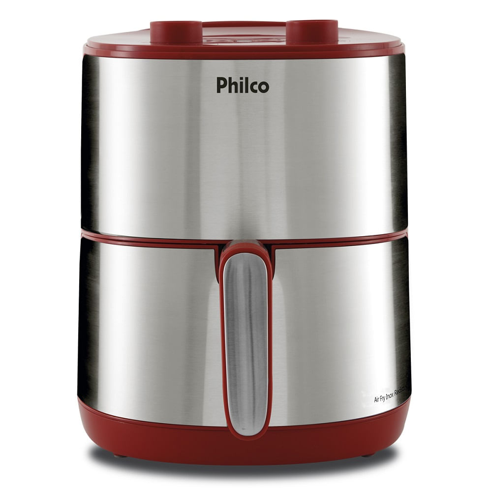 Fritadeira Philco Air Fry 4 Litros Redstone Vermelha PFR10VI - 127 Volts