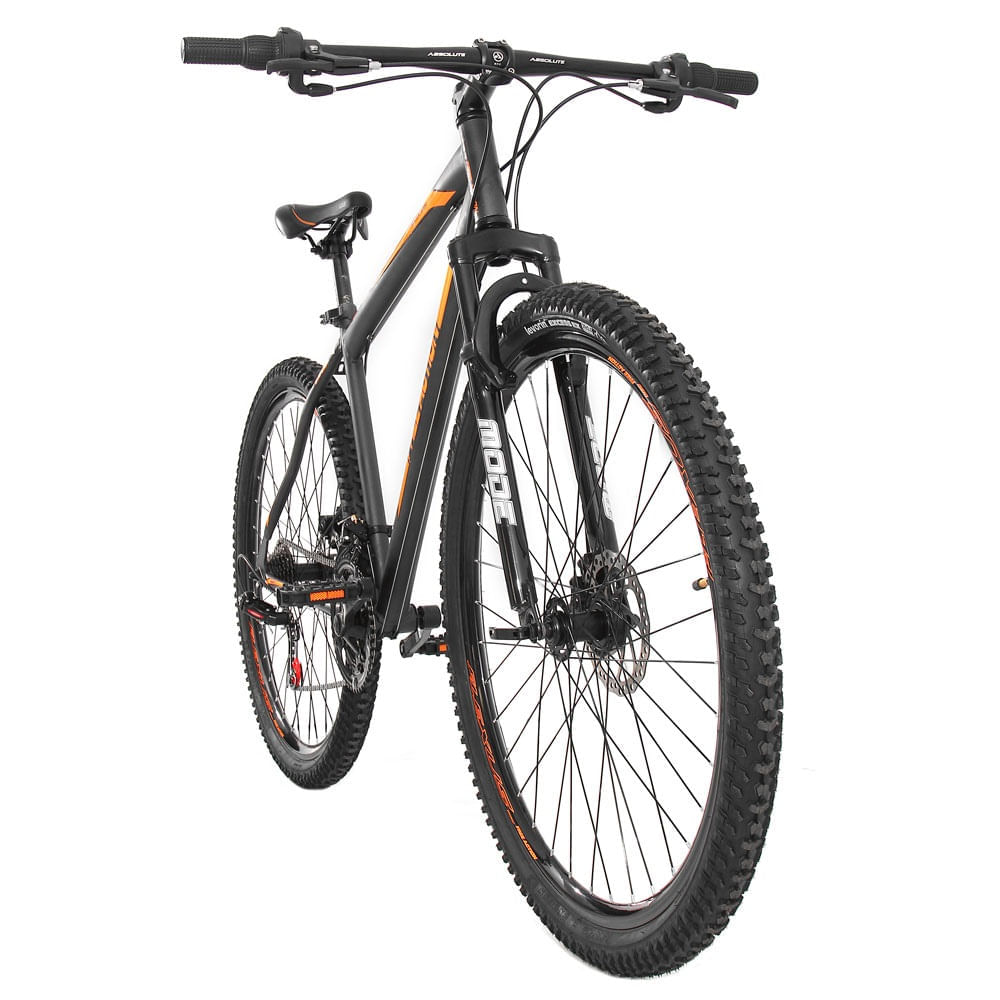 Bicicleta Free Action Aro 29 Flexus 2.0 Grafite e Laranja - Imagem 2