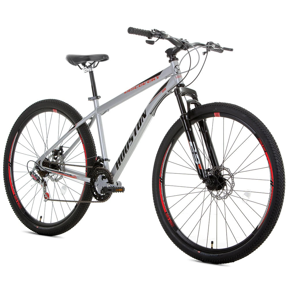 Bicicleta Houston Aro 29 Discovery Prata - Imagem 2