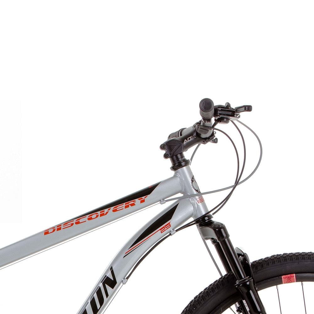 Bicicleta Houston Aro 29 Discovery Prata - Imagem 4