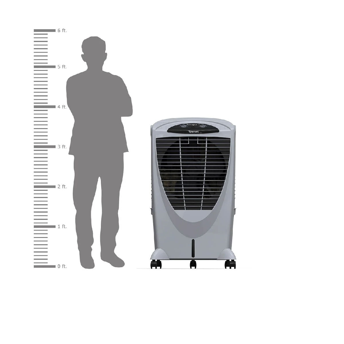 Climatizador de Ar Symphony 80 Litros Whinter 80XL Cinza - 127 Volts - Imagem 5