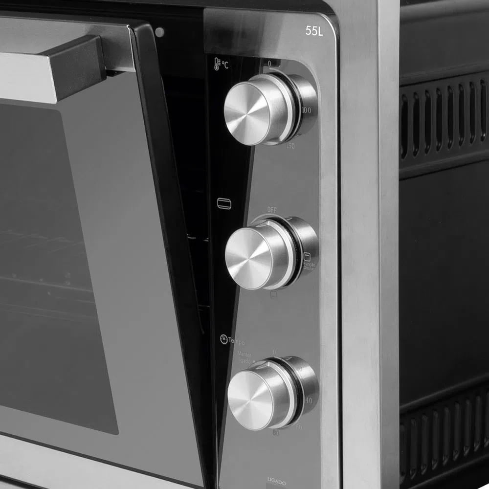 Forno Elétrico de Embutir Philco 55 Litros Inox PFE55E – 127 Volts - Imagem 3