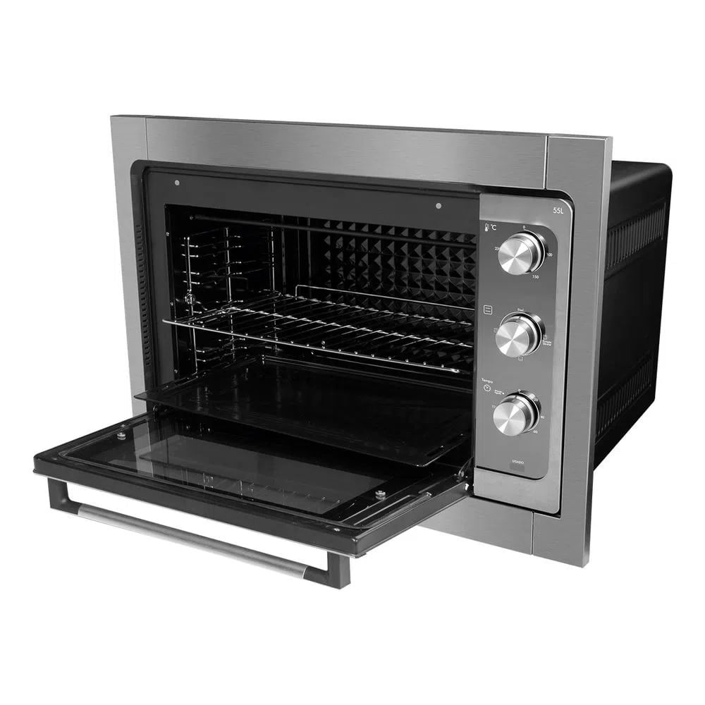 Forno Elétrico de Embutir Philco 55 Litros Inox PFE55E – 127 Volts - Imagem 5