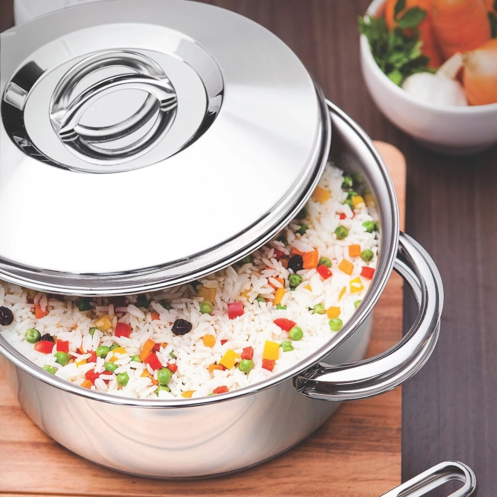 Jogo de Panelas Tramontina Solar 5 Peças em Aço Inox com Fundo Triplo - Imagem 3