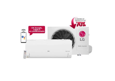 Ar Condicionado Split 12000 Btu Frio Dual Voice - Inverter - LG - 220v - S4-q12ja315