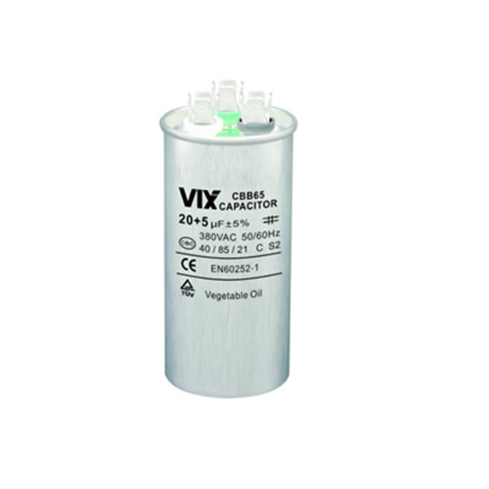 Capacitor Duplo Vix 20 + 5UF – 380 Volts