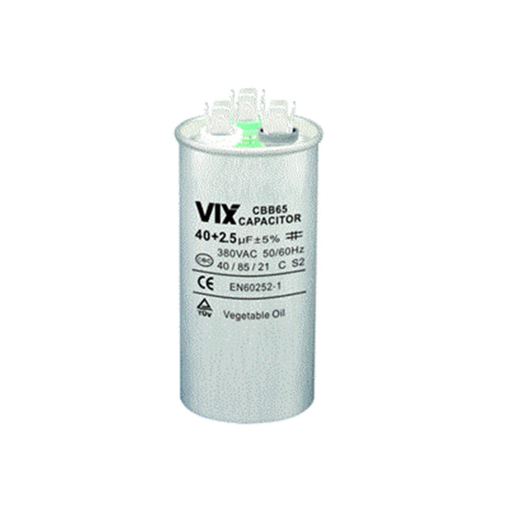 Capacitor Duplo Vix  40 + 2,5UF - 380 Volts