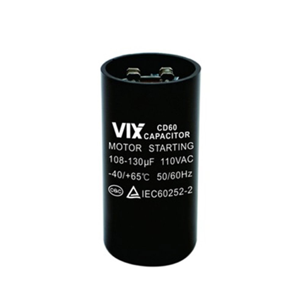Capacitor Permanente Vix 108/130 1/8  - 220 Volts