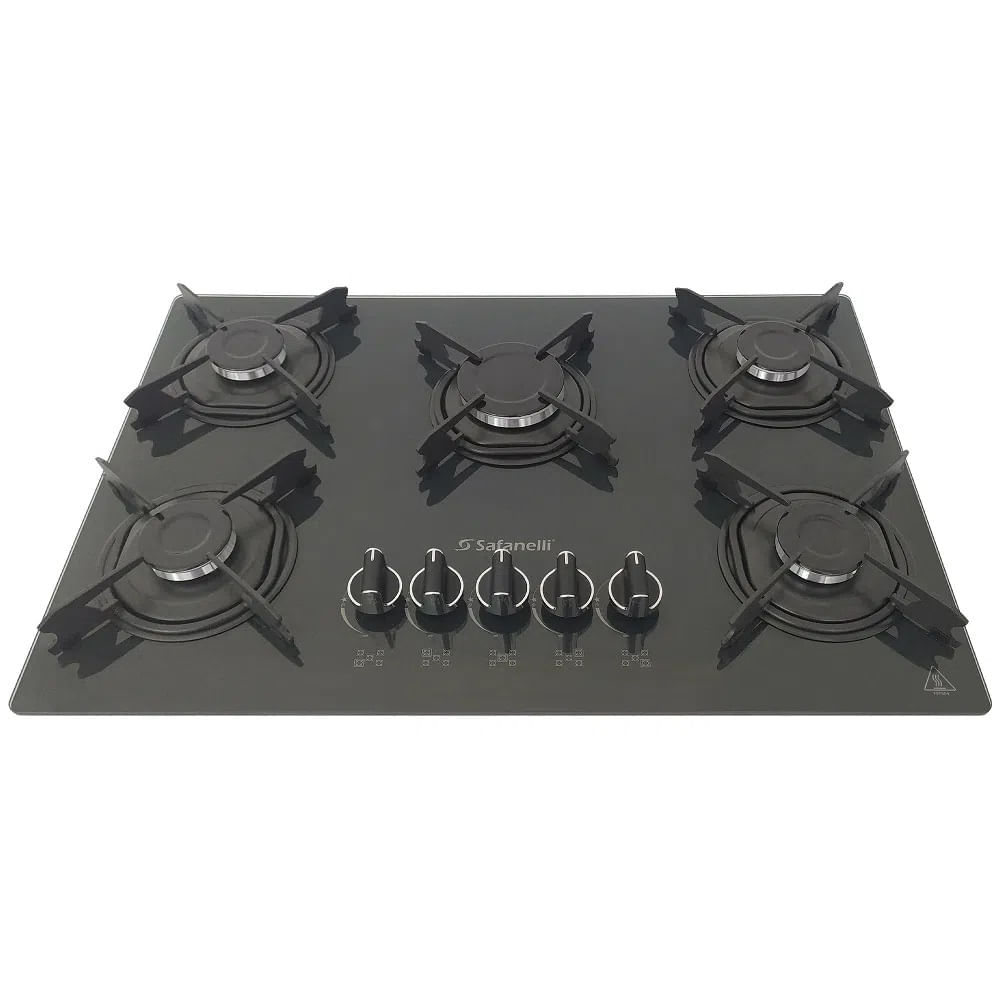 Cooktop Safanelli Gourmet 5 Bocas Preto Gray FSZ508 – Bivolt - Imagem 2