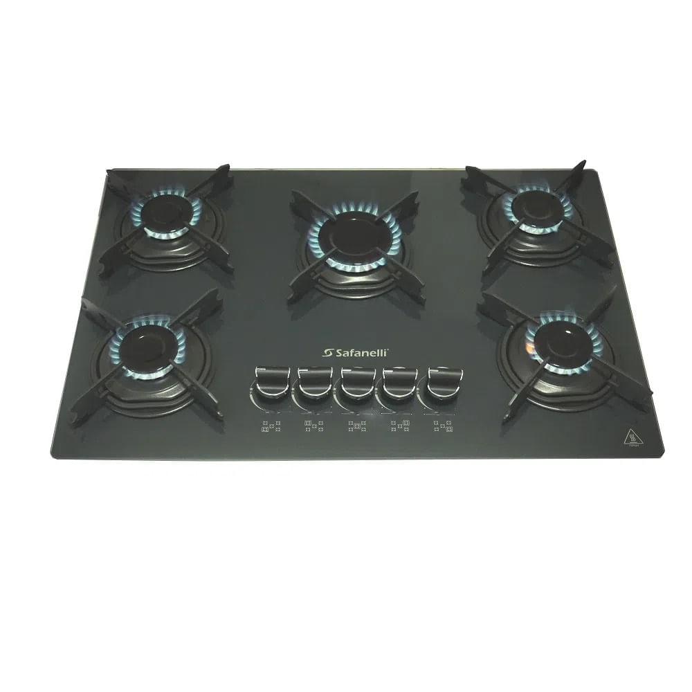 Cooktop Safanelli Gourmet 5 Bocas Preto Gray FSZ508 – Bivolt - Imagem 4