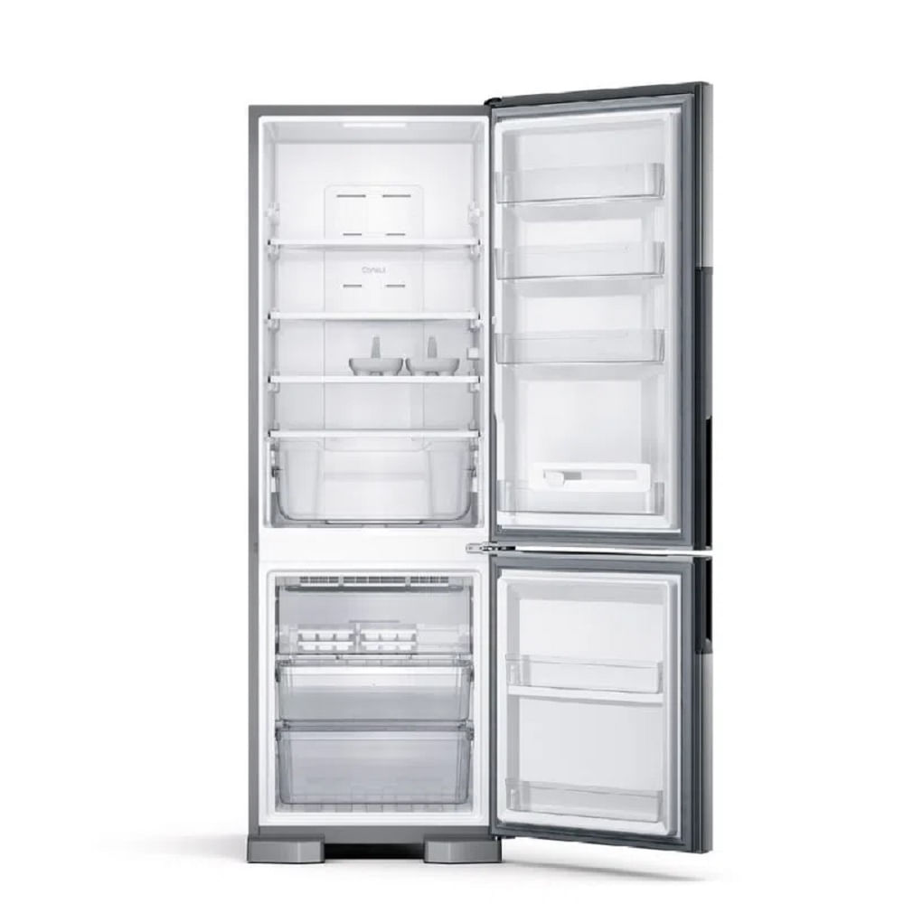 Refrigerador Consul 397 Litros Frost Free Duplex Evox Inox Com Freezer Embaixo CRE44BK – 127 Volts - Imagem 3