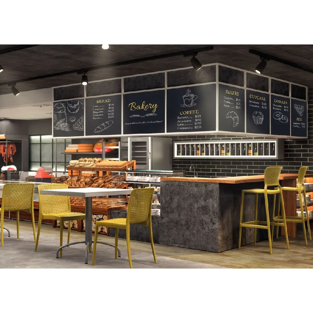 Conjunto de 4 Cadeiras Tramontina Isabelle em Polipropileno e Fibra de Vidro Amarela - Imagem 7