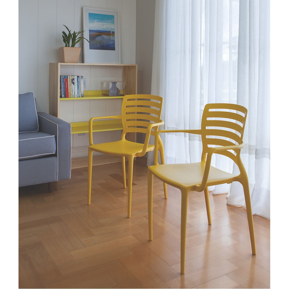 Conjunto de 4 Cadeiras Plásticas Tramontina Sofia - Imagem 8