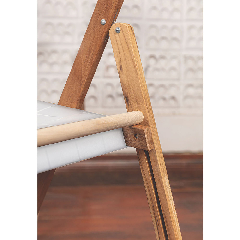 Conjunto de 4 Cadeiras Tramontina Potenza Dobrável Branco Mista - Imagem 5