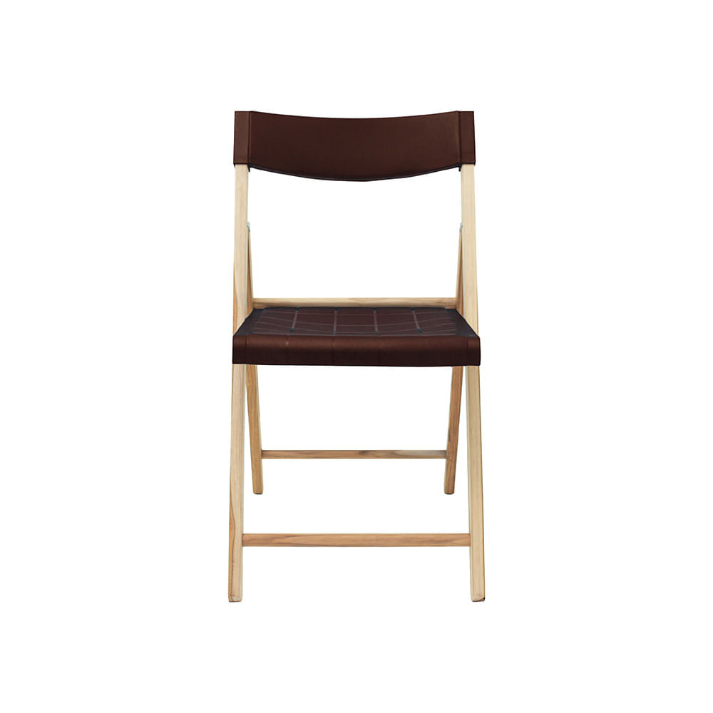 Conjunto de 4 Cadeiras Tramontina Potenza Dobrável Marrom Mista - Imagem 2