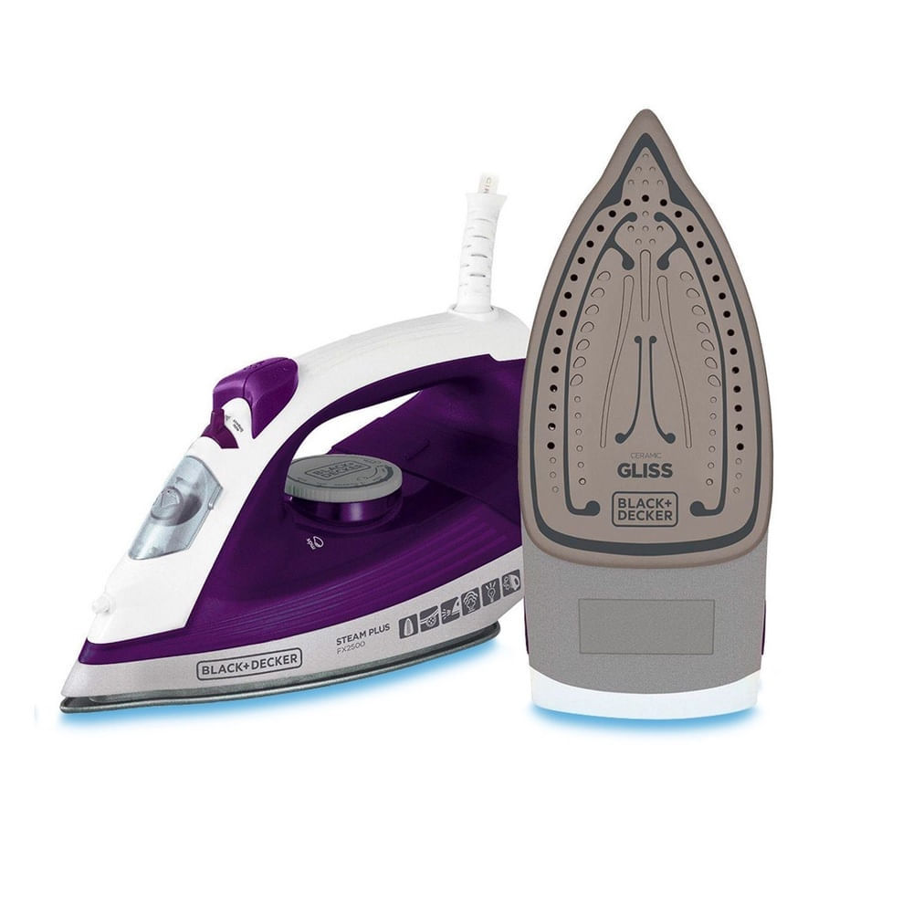 Ferro de Passar Black+Decker Roxo FX2500-B2 – 220 Volts
