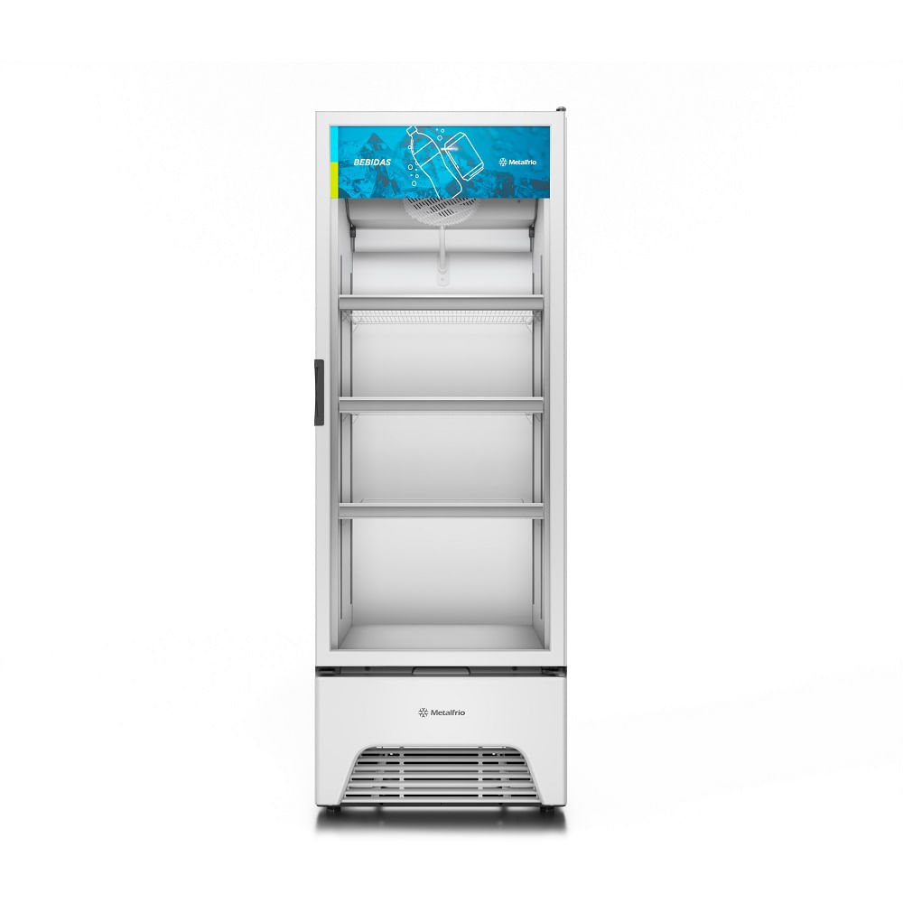 Expositor Vertical Metalfrio 370 Litros Branco VB40AL - 220 Volts