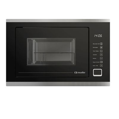 Micro-ondas de Embutir Mueller 25 Litros Painel Touch Grill Display Digital Preto 220V MMO0225G1